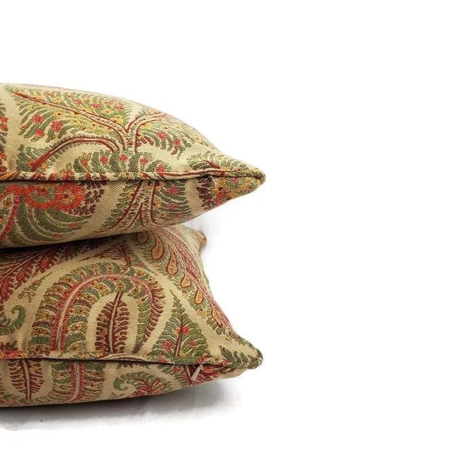 Clarence House Maharani in Cafe Au Lait With Self-Welt Pillow Cover For Sale In Portland, OR - Image 6 of 8