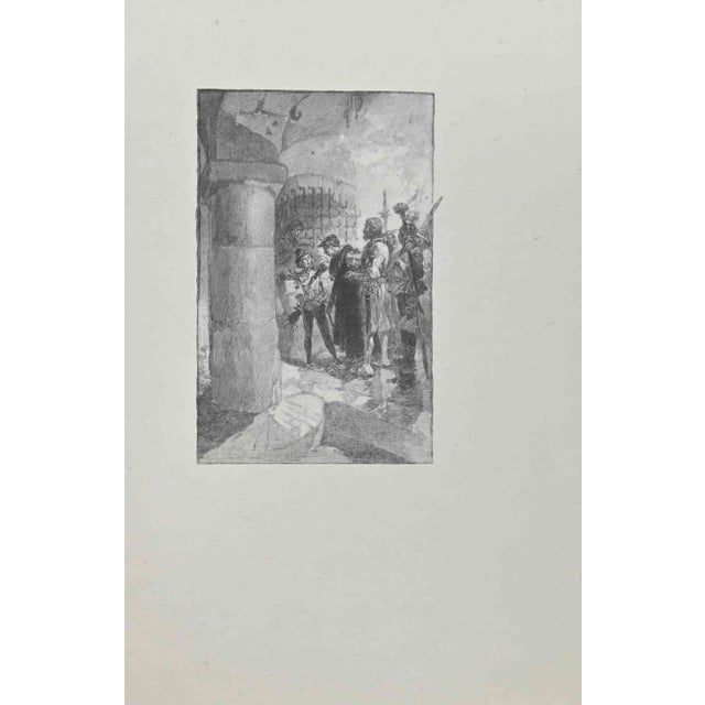 Small tales to my sister is a lithograph on paper realized by hegesippus Moreau, dated 1838 s. The Artwork is in good...