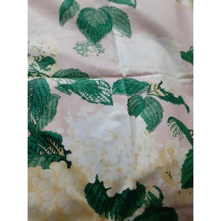 Schumacher "Old Deerfield Decorative Fabrics Archive- Wilton" Scotchguarded Vintage Unused Chintz Fabric - Almost 2 Yards For Sale