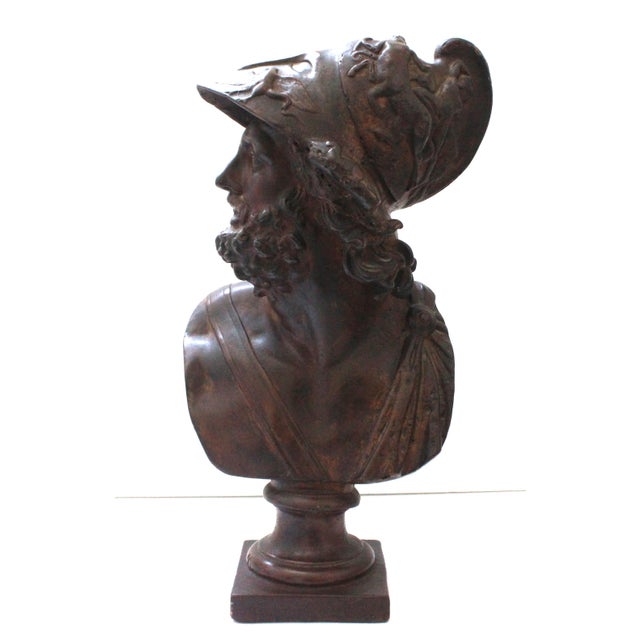 Antique "Menelaus" Grand Tour Bronze Sculpture For Sale - Image 9 of 12