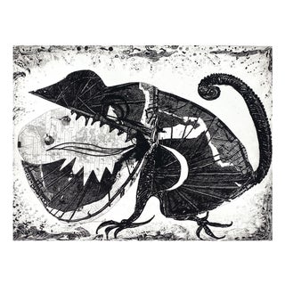 Inge Koch, Collage with Character, 2004, Etching For Sale