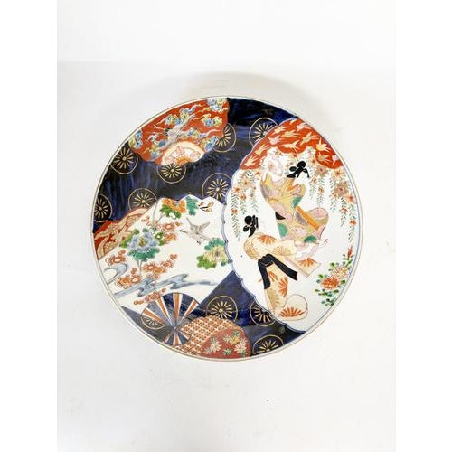 Large 19th Century Ilmari Japanese Dish, Japan For Sale - Image 3 of 14
