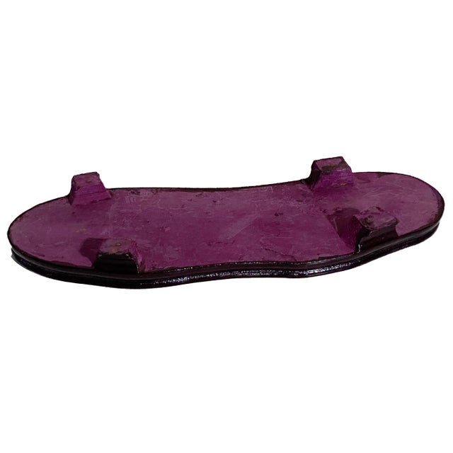 Chinoiserie Shaped Wood Stand For Sale In New York - Image 6 of 8