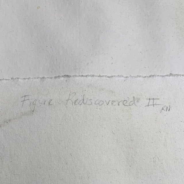 Large Nude Female Figure Illustration on Canvas From the Set of Will and Grace For Sale - Image 4 of 5