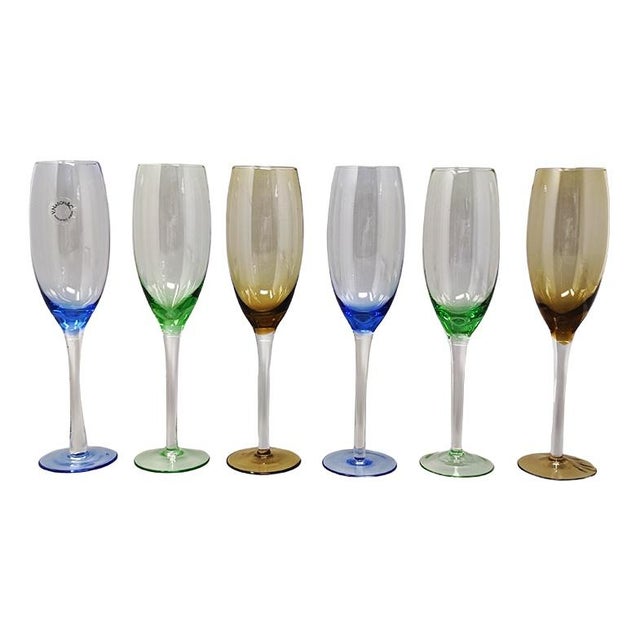 Murano Glasses by Nason, 1970s, Set of 6 For Sale - Image 6 of 6