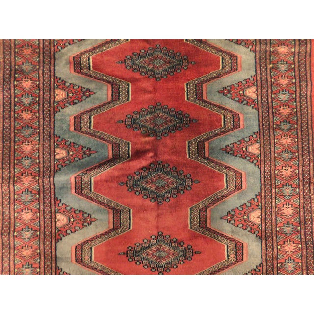 Textile Vintage Handmade Wool Pile Rug. 3'2"x 4'10" For Sale - Image 7 of 13