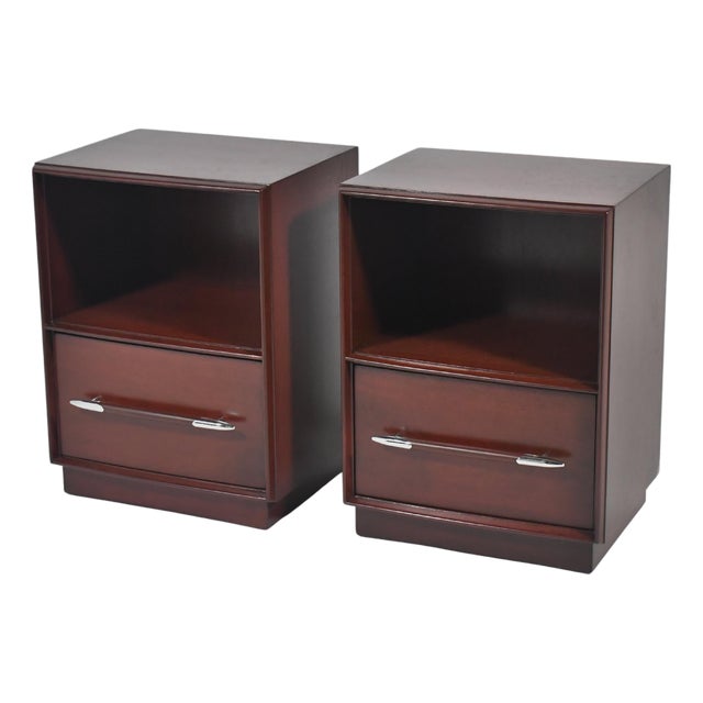 T.H. Robsjohn-Gibbings Nightstands by Widdicomb For Sale