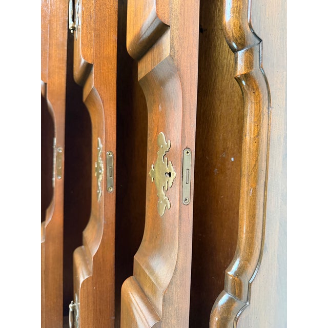 Vintage Pennsylvania House Georgian Style Cherry Block-Front Chest of Drawers For Sale - Image 9 of 13