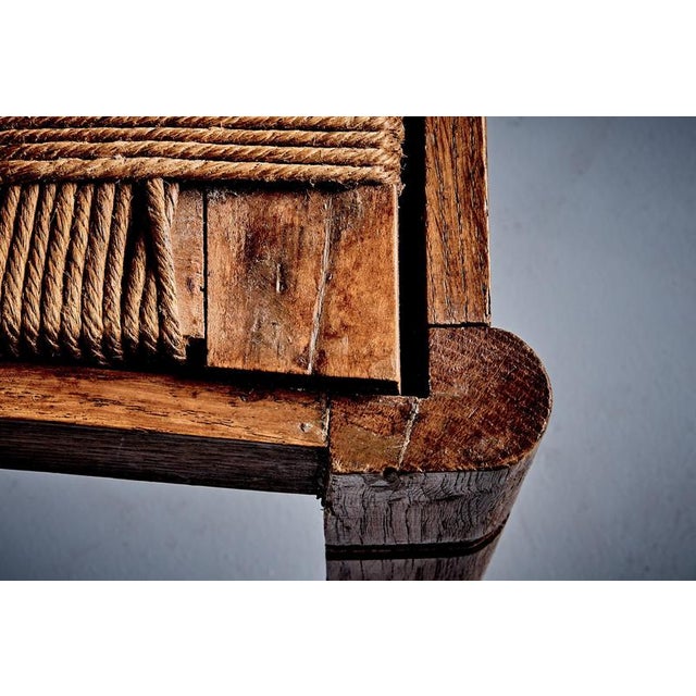 Side Chair in the style of René Gabriel, France, 1940s For Sale - Image 10 of 11