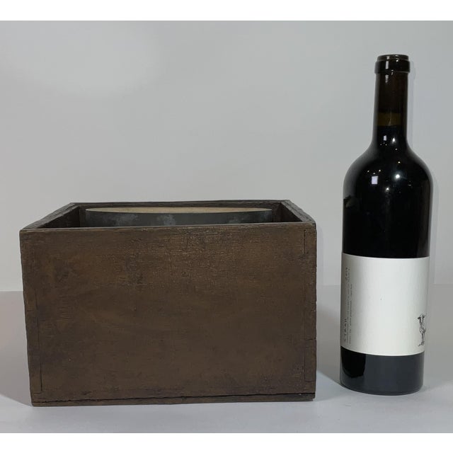 Fine antique ship's compass by Robert Merrill of New York. Brass bowl on gimbal fitted to a dovetailed timber box. Paper...