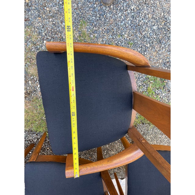 Set of 6 Mid-Century Modern Broyhill Brasilia Sculpted Walnut Dining Chairs For Sale - Image 9 of 12