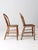 Late 19th Century Antique Farmhouse Bow Back Dining Chairs Pair For Sale - Image 5 of 12