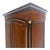Biedermeier Empire fusion Brown Mahogany Armoire Fitted 4 Drawers Storage Shelve For Sale