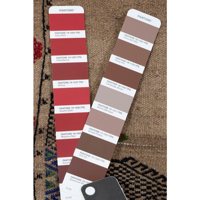 Vintage Turkish Karapinar Kilim Rug 4'7" X 7'5" For Sale - Image 10 of 11