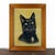 Cat Portrait, 1920s, Oil Painting on Panel, Framed For Sale - Image 14 of 14