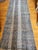 Vintage Turkish Kilim Rug, Handwoven Wool, Stripe Pattern, Ivory & Gray, 3x9 For Sale - Image 12 of 14