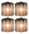 Italian Murano Sconces, 1990s, Set of 4 For Sale