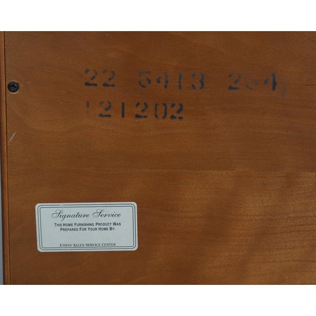 Ethan Allen Mahogany Inlaid Double Dresser For Sale - Image 18 of 18
