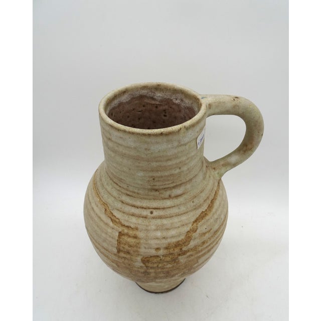Cream Large Vintage Dutch Vase in Ceramic, 1960s For Sale - Image 8 of 11