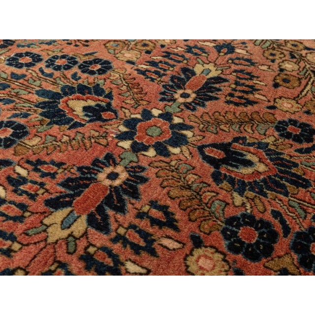 Textile Antique Sarough Rug, 1920s For Sale - Image 7 of 14