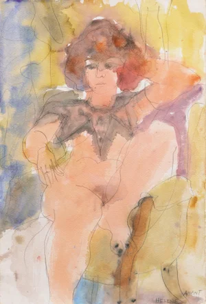 'Helene' by Janet Ament De La Roche, Musee d'Art Moderne, Paris, Woman Artist, Carmel, California, Los Angeles County Museum of Art