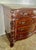 Brown 19th Century English Marble-Top Commode in Feathered Mahogany For Sale - Image 8 of 17
