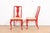 Kindel Furniture Style Chinoiserie Queen Anne Red Lacquered Dining Chairs, Set of Ten For Sale - Image 10 of 12