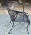 Russell Woodard Circa 1980s Wrought Iron Table & 4 Chairs by Russell Woodard For Sale - Image 4 of 11