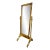 1970s Hollywood Regency Giltwood Cheval Floor Mirror For Sale