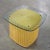 Tan Modern Coastal or Island Style Side Table Rattan Wicker With Thick Glass Top For Sale - Image 8 of 13