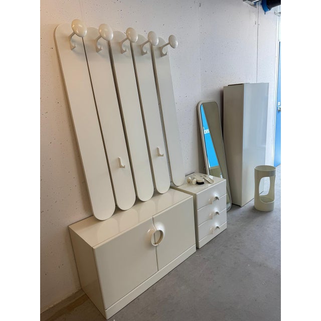 Space Age Quadro Hallway Set with Wardrobe and Sideboard by Schönbuch, 1970s, Set of 9 For Sale - Image 3 of 18