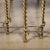 Set of 3 Art Deco Gilt Bronze Rope Form Nesting Tables W/ Antiqued Mirror Glass For Sale - Image 10 of 18