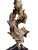 2010s Table Lamp Twisted Ancanthus Leaves With Frederick Cooper Lamp Shade For Sale - Image 5 of 10