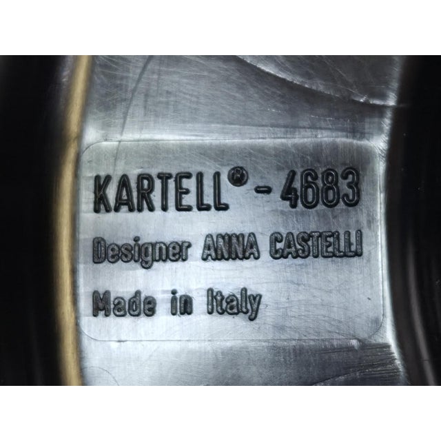 Black Black Round Planter on Wheels by Anna Castelli for Kartell, 1970s For Sale - Image 8 of 9