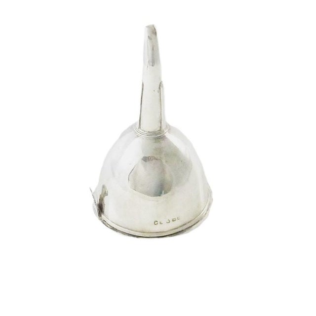 Early 19th Century Georgian Sterling Silver Wine Funnel, Strainer or Sieve : English Antique, Hallmarked 1803 For Sale - Image 5 of 9