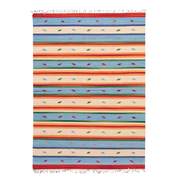 21st Century Modern Kilim Rug 5 '7'' X 7' 8''. For Sale