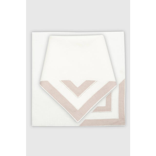 Bali Lilac Linen Napkin by Los Encajeros, in New conditions. Designed from 2000 Labeled by Maker,Labeled with Country of...