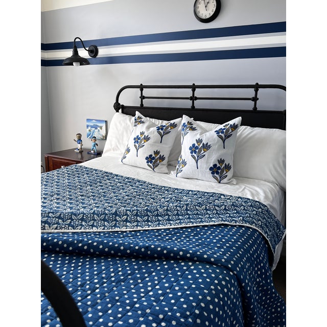 Pom Pom Meadow Queen Quilt For Sale - Image 4 of 5