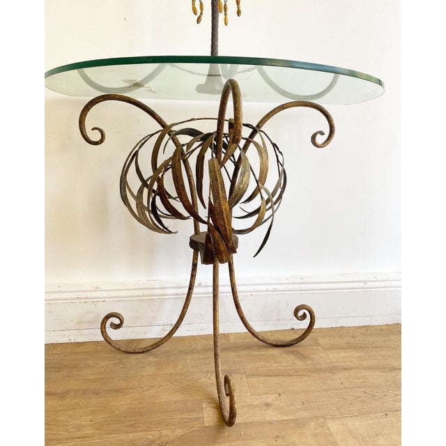 French Demi Lune Side Tables, Set of 2 For Sale - Image 5 of 10