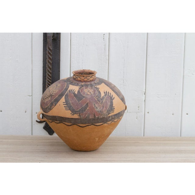 Antique Neolithic Style Chinese Terracotta Pot For Sale - Image 4 of 11