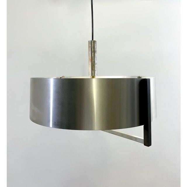 Mid-Century Modern Aluminium Ceiling Light, 1960s For Sale - Image 4 of 7