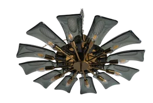 Dahlia Chandelier by Max Ingrand for Fontana Arte, Italy, 1950s