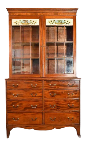 Early 19th Century American Federal Period China Cabinet