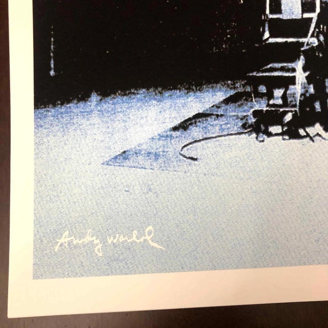 1990s After Andy Warhol "Electric Chair" Lithograph For Sale - Image 4 of 11