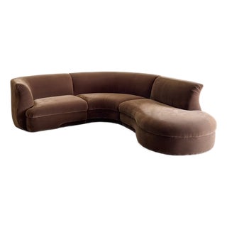 1980s Post Modern Three Piece Sofa For Sale