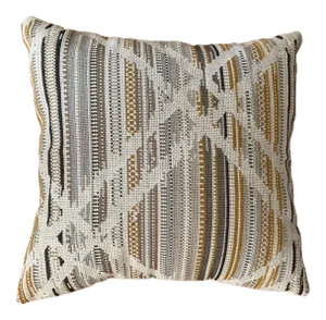 Contemporary Multi Colored Throw Pillow