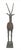 Mid-Century Continental Cast Lead Garden Statue of a Stag For Sale - Image 4 of 12