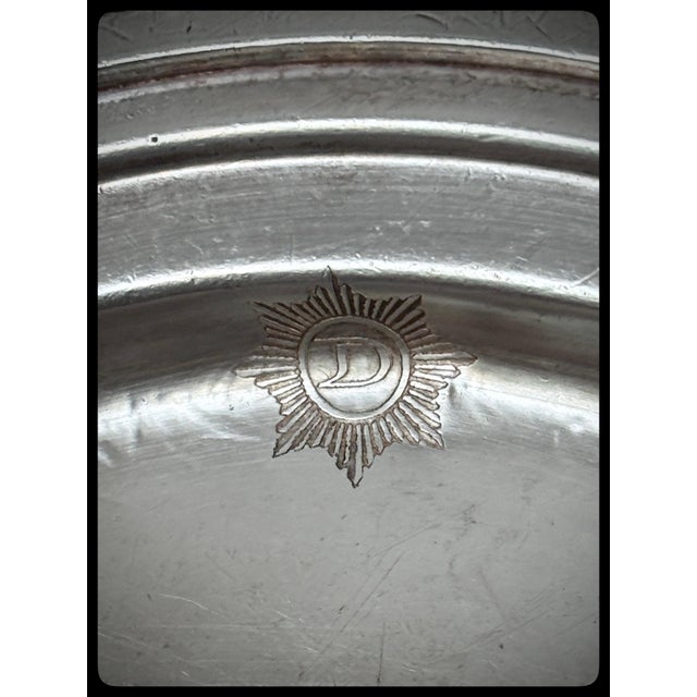 Silver Antique Silver Plate Platter Diplomat Hotel Miami 10” For Sale - Image 8 of 12