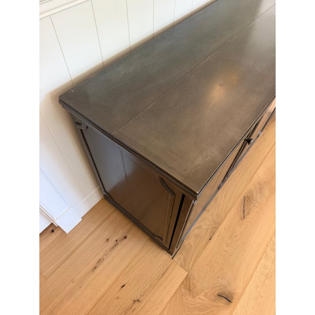 Metal Made Goods Zinc Vincent Buffet, Attributed For Sale - Image 7 of 18