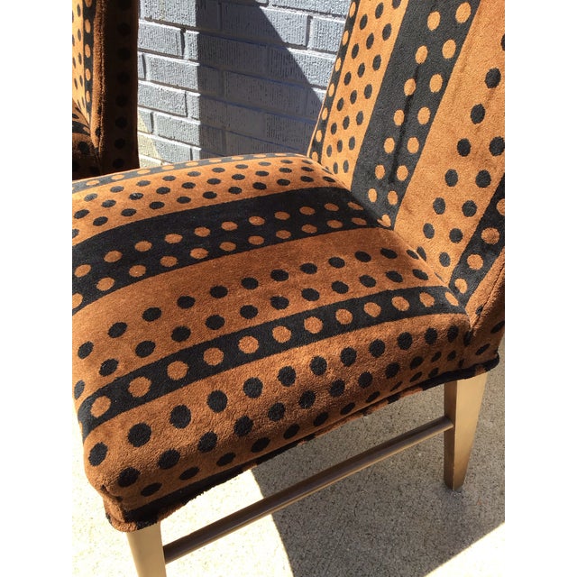 Chocolate Mid- Century Pair of Mod Dining Chairs For Sale - Image 8 of 11